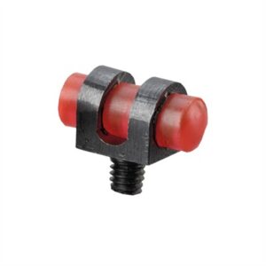 Red front sight bead for firearms