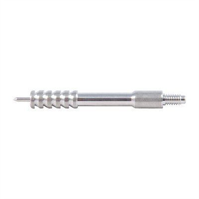 Silver metal cleaning rod brush adapter