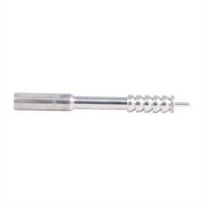 Metal reloading die with grooved shaft