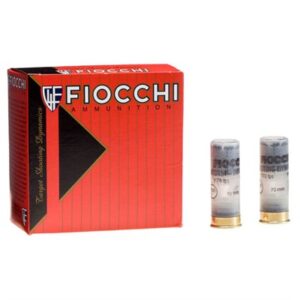 Fiocchi shotgun ammunition box and cartridges