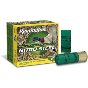 Remington Nitro-Steel ammunition box and shells.