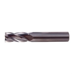 Metal end mill for precision cutting