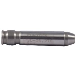 Metal bullet shape with engraved markings