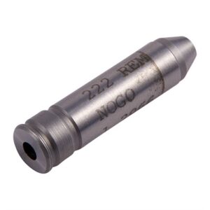 Metal 222 REM chamber gauge tool close-up.