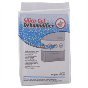 Silica gel dehumidifier package, 450 grams