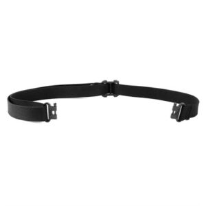 Black adjustable tactical belt with buckle