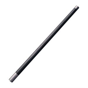 Black magician's wand with silver tips.