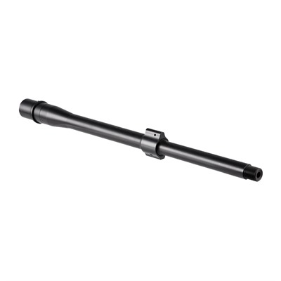 Rifle barrel on white background