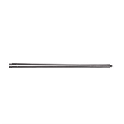 Stainless steel rifle barrel for precision shooting.