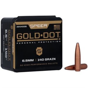 6.5mm 140 grain Speer bullets box