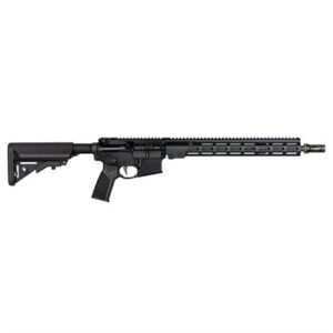 AR-15 style semi-automatic rifle, black finish