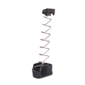 Extended handgun magazine spring and basepad