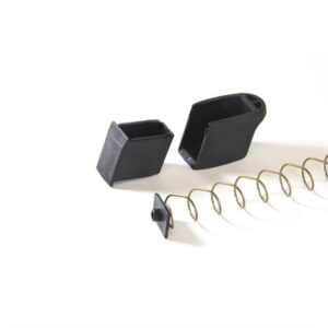 Gun magazine extension parts and spring