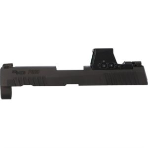 Sig Sauer P320 slide with mounted optic sight.