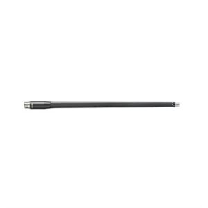 Black rifle barrel isolated on white background
