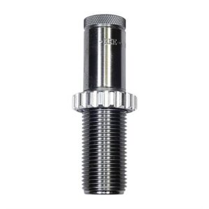 Metal threaded mechanical component with knurled section