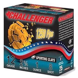 Challenger Sporting Clays 12-gauge ammunition box.