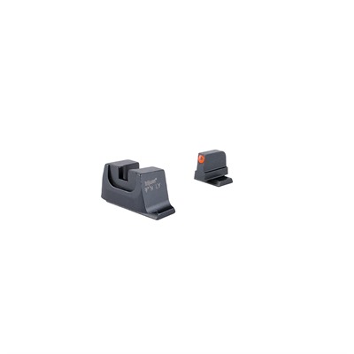 Tritium night sights for handgun precision aim