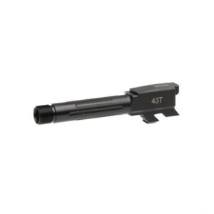 Black threaded pistol barrel 43T model