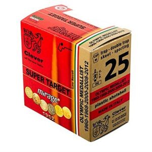 Clever Mirage Super Target shotgun shells box.