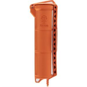 Orange Thyrm protective case with clip