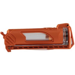 Orange shotgun shell holder for ammunition storage