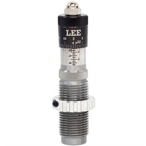Lee precision reloading die with adjustable settings
