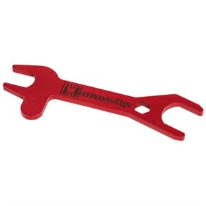Red Hornady multi-purpose wrench tool.