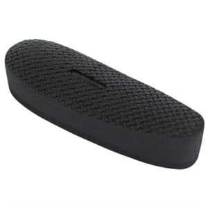 Textured rubber recoil pad for firearms.