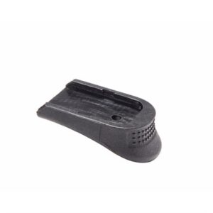 Black plastic magazine base plate extension