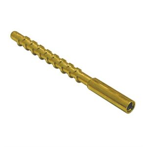 Brass cleaning rod for firearms maintenance