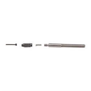 Disassembled pin vise tool showing parts