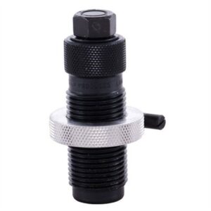 Rifle bullet seating die with adjustment ring