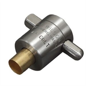 Rimmed case trimmer for 45 Colt cartridges