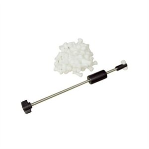 Rifle cleaning tool with cotton cleaning patches