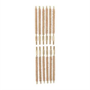 Set of shotgun cleaning brushes in copper