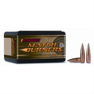 Barnes match burners bullets and box