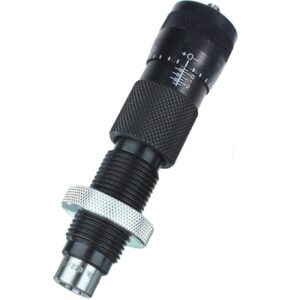 Precision micrometer reloading die for ammunition sizing