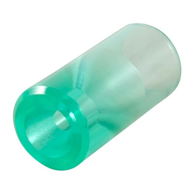 Green transparent plastic tube or sleeve
