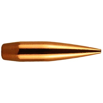 Copper bullet projectile for firearms.