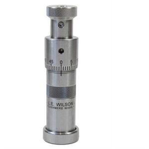 Metal micrometer precision measurement tool close-up