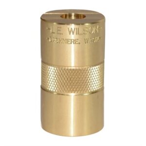 L.E. Wilson brass bullet seating depth gauge