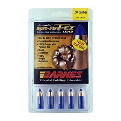 Barnes .50 caliber bullets package