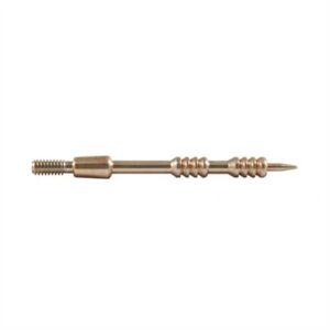 Copper screw-in cleaning jag for rifle maintenance.