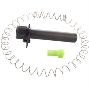 Shotgun magazine extension kit with spring and follower.