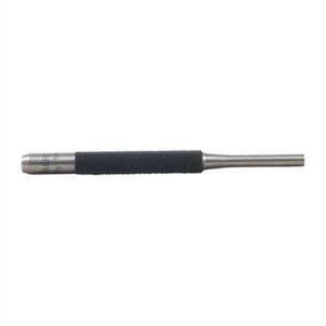 Steel punch tool with rubber grip handle