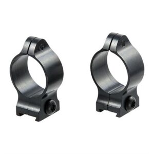 Steel scope rings for mounting optics