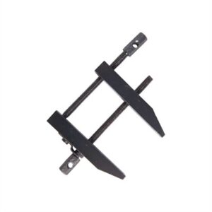 Woodworking parallel clamp tool with threaded rods.