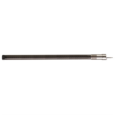 Carbon fiber rifle barrel with precision tip