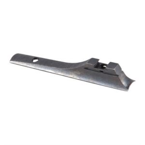 Metal firearm sight base for mounting scopes.
